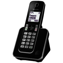 Panasonic KX-TGD310EB Digital Cordless Phone with Nuisance Call Control, Single DECT